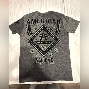 American Fighter Charcoal Graphic Tee